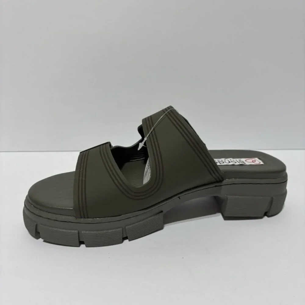 Blondo Women’s Hugh Waterproof Sandals Olive, Size 11 M